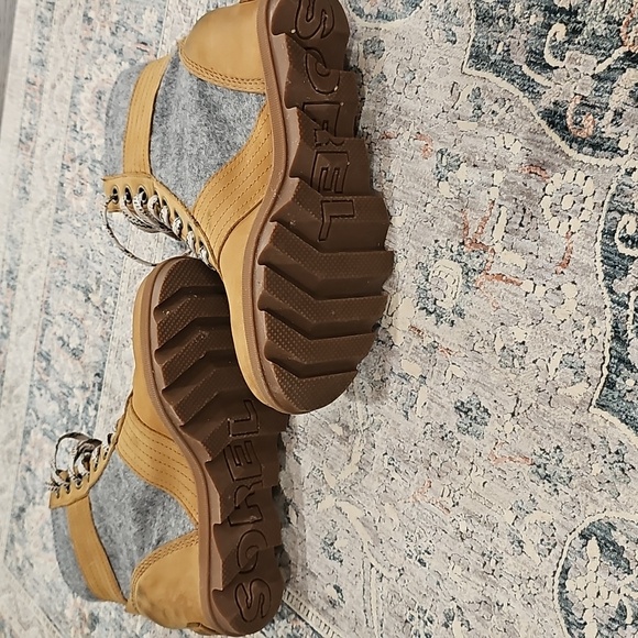 Sorel Tan Lace-Up Boots - Picture 8 of 12